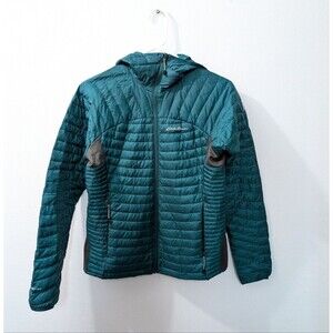 Eddie Bauer Stormdown 800 Puffer Jacket, Teal, Green Blue, Womens Small